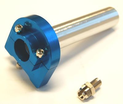 gashandel speed CNC blauw alu. DMP